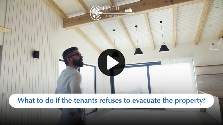 What to do if the tenants refuse to evacuate the property